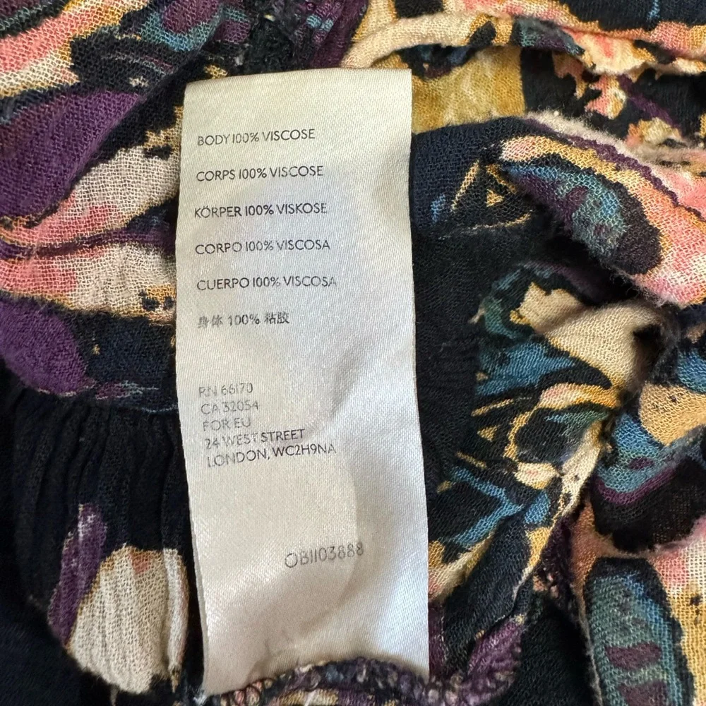 Free People On The Edge Floral Backless Romper - Picture 9 of 9